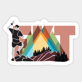 FKT Running edition (Fastest known time) Sticker